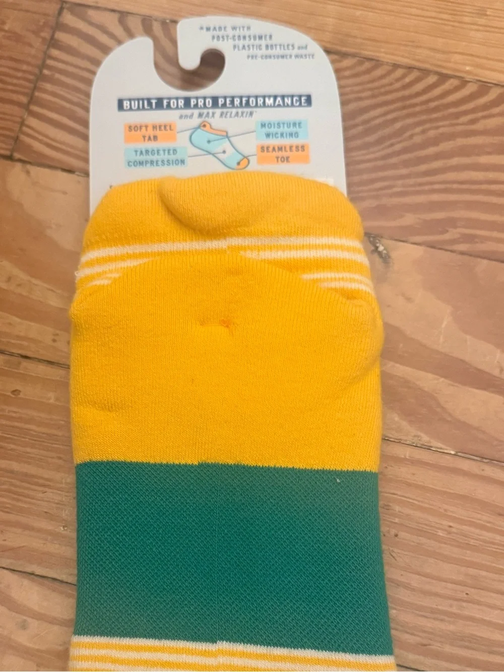 Socks 'Still Recovering From Middle School' Yellow and Green